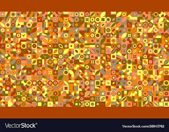 Abstract chaotic colorful geometrical pattern vector image