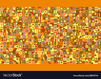 Abstract chaotic colorful mosaic pattern hd vector image