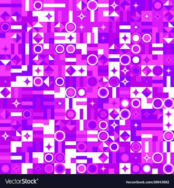 Abstract chaotic colorful random mosaic pattern vector image