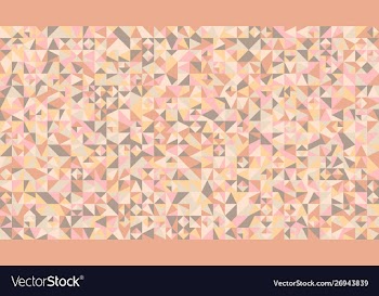 Abstract chaotic colorful triangular mosaic vector image