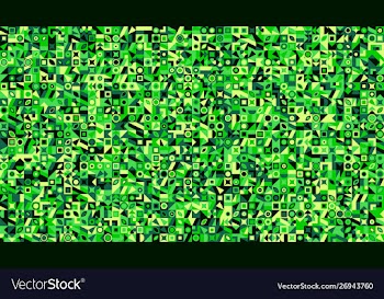 Abstract chaotic geometrical mosaic pattern vector image
