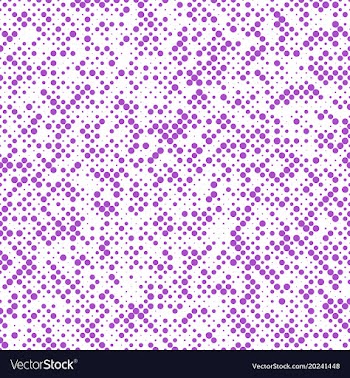 Abstract chaotic halftone dot pattern background vector image
