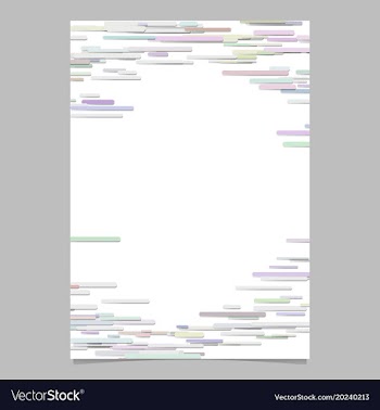 Abstract chaotic horizontal stripe design vector image