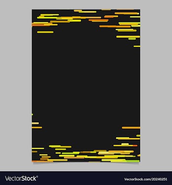 Abstract chaotic horizontal stripe design vector image