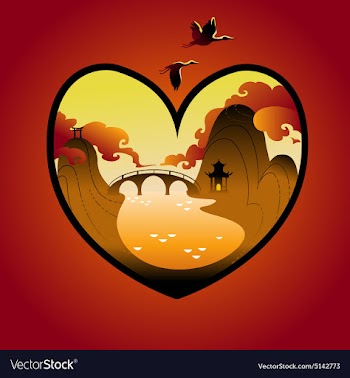  					Abstract Chines Background vector image														