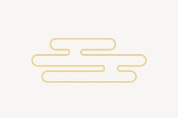 Abstract Chinese cloud in gold | Free Vector - rawpixel