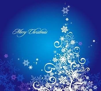 Abstract Christmas Tree Floral