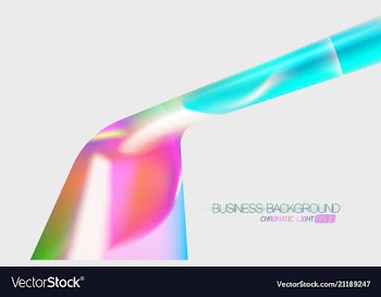 Abstract chromatic colors vector image