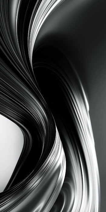 Abstract Chrome Waves
