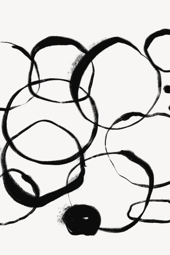 Abstract circle background, black and | Free Photo - rawpixel