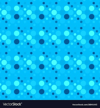Abstract circle pattern background - cyan design vector image