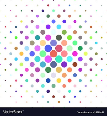 Abstract circle pattern background - geometric vector image