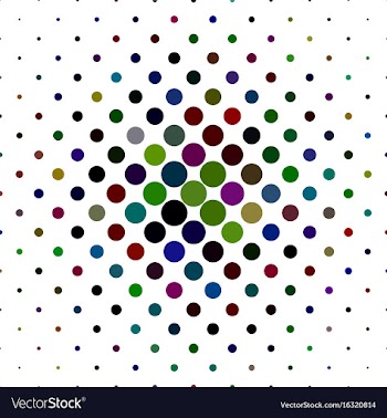 Abstract circle pattern background - graphic vector image