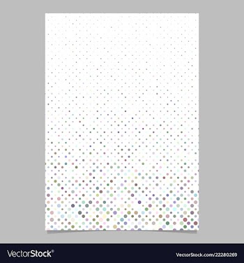 Abstract circle pattern background page template vector image