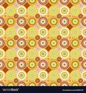 Abstract circle pattern background - seamless vector image