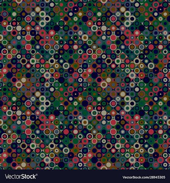 Abstract circle pattern background - seamless vector image