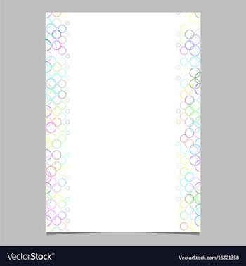 Abstract circle pattern brochure background vector image