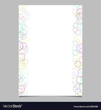 Abstract circle pattern brochure background vector image