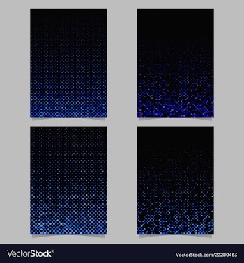 Abstract circle pattern brochure template sets vector image
