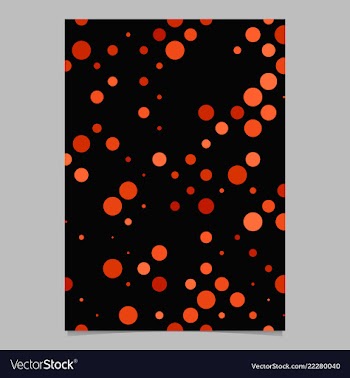 Abstract circle pattern brochure template vector image
