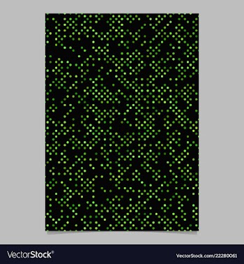 Abstract circle pattern brochure template vector image