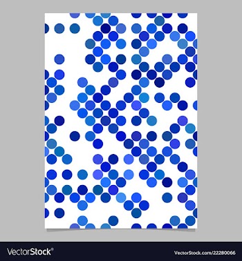 Abstract circle pattern brochure template vector image