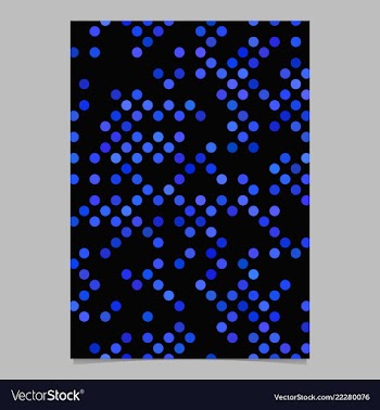 Abstract circle pattern flyer design - cover vector image