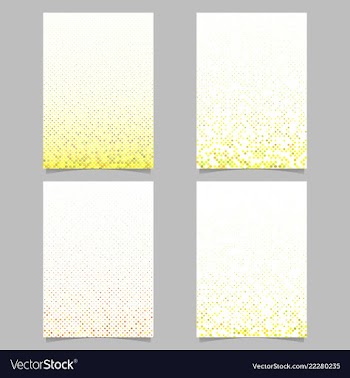 Abstract circle pattern flyer design set - cover vector image