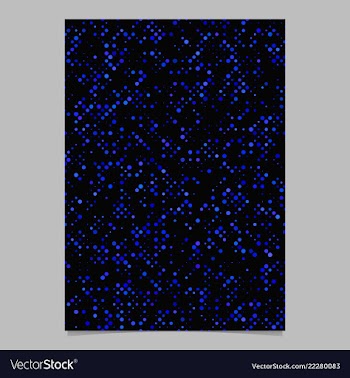 Abstract circle pattern flyer template - cover vector image