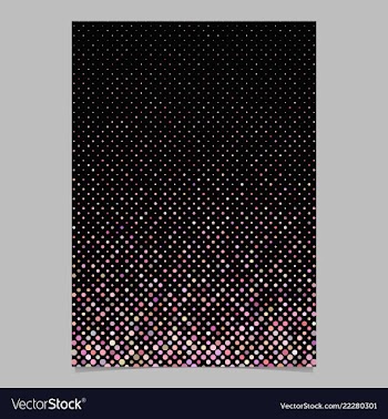 Abstract circle pattern poster design - page vector image