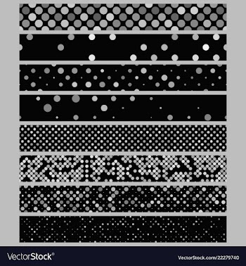 Abstract circle pattern web banner background set vector image