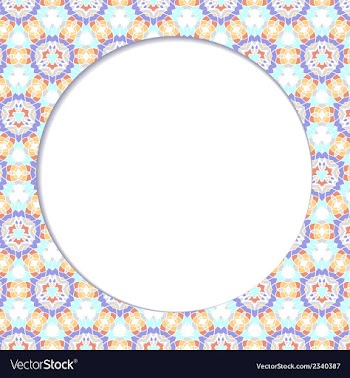 Abstract circular design element vector image