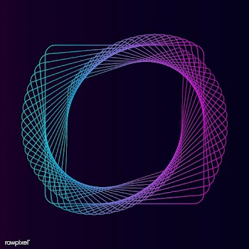 Abstract circular geometric element vector | Free stock vector - 486932