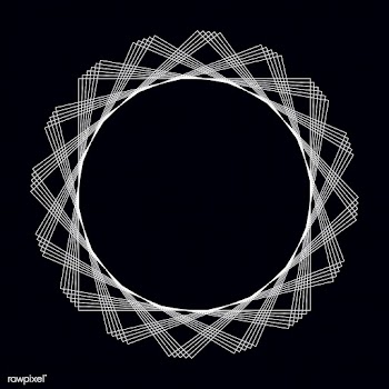 Abstract circular geometric element vector | Free stock vector - 486944