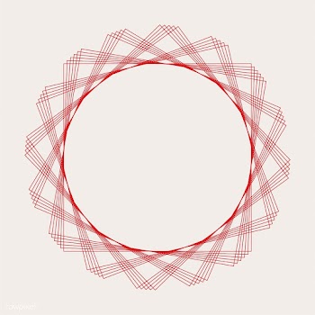 Abstract circular geometric element vector | Free stock vector - 486955