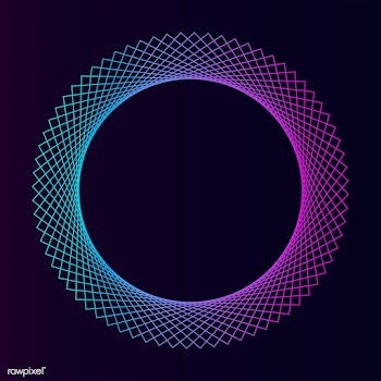 Abstract circular geometric element vector | Free stock vector - 486965