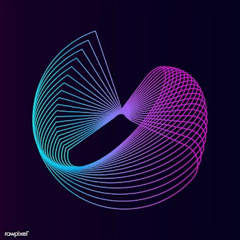 Abstract circular geometric element vector | Free stock vector - 486967