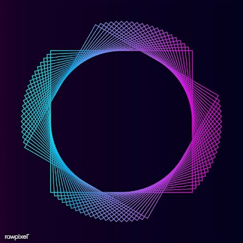 Abstract circular geometric element vector | Free stock vector - 486974