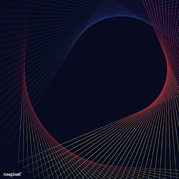 Abstract circular geometric element vector | Free stock vector - 486982