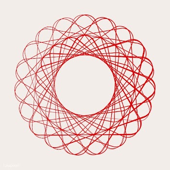 Abstract circular geometric element vector | Free stock vector - 486990