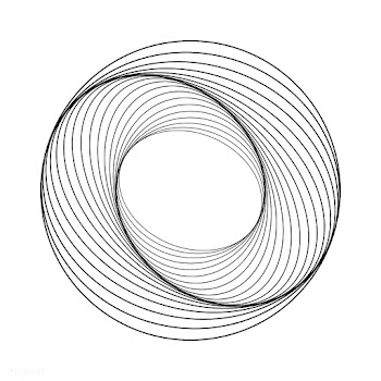 Abstract circular geometric element vector | Free stock vector - 486995