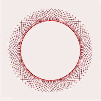 Abstract circular geometric element vector | Free stock vector - 487001
