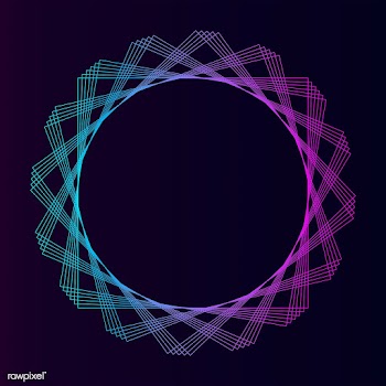 Abstract circular geometric element vector | Free stock vector - 487030