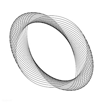 Abstract circular geometric element vector | Free stock vector - 487031