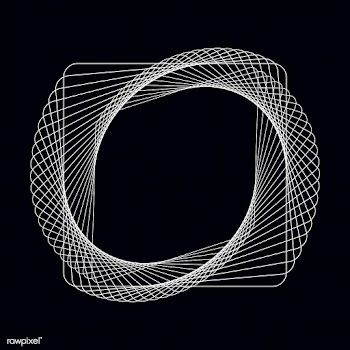 Abstract circular geometric element vector | Free stock vector - 487044
