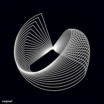 Abstract circular geometric element vector | Free stock vector - 487049