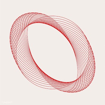Abstract circular geometric element vector | Free stock vector - 487056