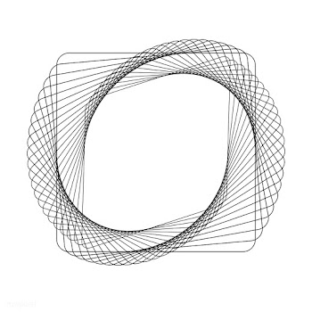 Abstract circular geometric element vector | Free stock vector - 487057