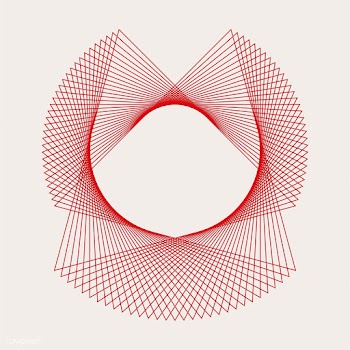 Abstract circular geometric element vector | Free stock vector - 487058