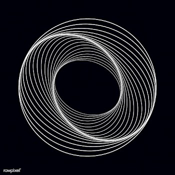 Abstract circular geometric element vector | Free stock vector - 487059